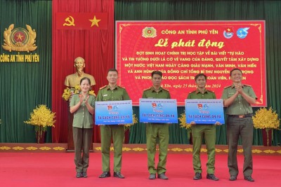 Lễ phát động đợt sinh hoạt chính trị học tập bài viết của đồng chí Tổng Bí thư Nguyễn Phú Trọng