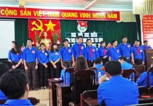 Ra mắt Ban Chấp hành Đoàn TNCS Hồ Chí Minh xã Hòa Tân Đông khóa mới.