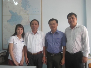 Ban Thường vụ Tỉnh Đoàn Phú Yên thăm và chúc mừng lãnh đạo các Ban Tổ chức, Ban Dân vận Tỉnh ủy Phú Yên