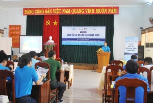 Quang cảnh tập huấn.