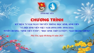 Thông báo về Chương trình kỷ niệm 71 năm Ngày truyền thống Học sinh, Sinh viên và Hội Sinh viên Việt Nam