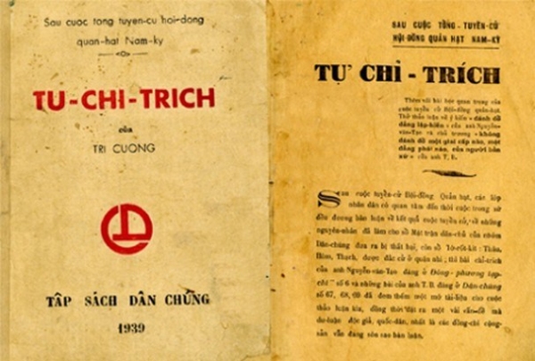 Từ tác phẩm “Tự chỉ trích” của Tổng Bí thư Nguyễn Văn Cừ suy nghĩ về công tác xây dựng, chỉnh đốn Đảng và hệ thống chính trị hiện nay