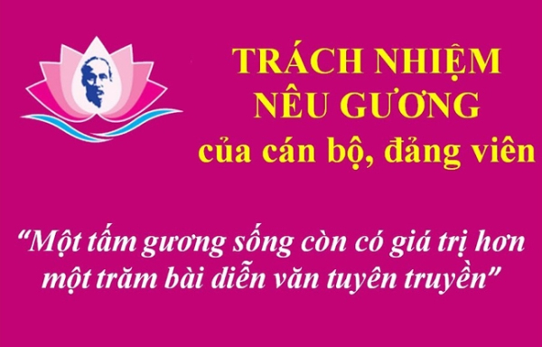 Nêu gương - giải pháp quan trọng góp phần xây dựng Đảng về đạo đức: Bài 1: Phát huy trách nhiệm nêu gương của cán bộ, đảng viên