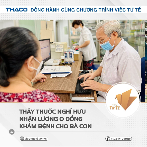 Thầy thuốc nghỉ hưu nhận lương 0 đồng khám bệnh cho bà con