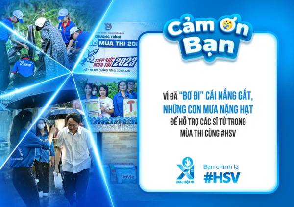 Lời cảm ơn dễ thương "gây sốt" trong cộng đồng sinh viên - Ảnh: Hội Sinh viên Việt Nam Lời cảm ơn dễ thương "gây sốt" trong cộng đồng sinh viên - Ảnh: Hội Sinh viên Việt Nam