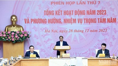 Thủ tướng Phạm Minh Chính chủ trì phiên họp.