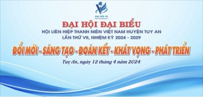 Ngày 12/4/2024, Hội LHTN Việt Nam huyện Tuy An sẽ tổ chức Đại hội đại biểu Hội LHTN Việt Nam huyện Tuy An lần thứ VII, nhiệm kỳ 2024-2029.