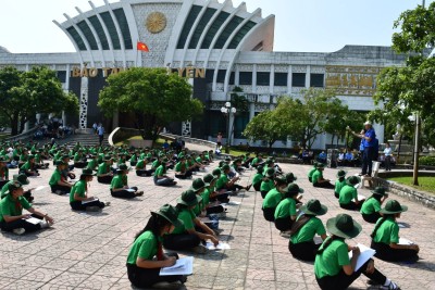 Quang cảnh hội thi.