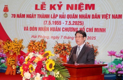 BẢO VỆ TOÀN VẸN CHỦ QUYỀN BIỂN ĐẢO TỔ QUỐC LÀ Ý CHÍ, NGUYỆN VỌNG, LÀ TRÁCH NHIỆM CỦA TOÀN ĐẢNG, TOÀN DÂN, TOÀN QUÂN TA, TRONG ĐÓ HẢI QUÂN NHÂN DÂN VIỆT NAM LÀ LỰC LƯỢNG NÒNG CỐT