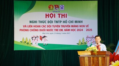 Khai mạc Hội thi Nghi thức Đội và Liên hoan các Đội truyên truyền măng non về phòng chống đuối nước ở trẻ em, năm học 2024 - 2025