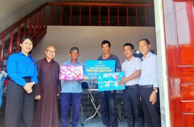 Khánh thành và bàn giao “Ngôi Nhà hạnh phúc” cho hộ gia đình ông Nguyễn Đâu