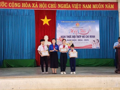 Đồng Xuân: Hội thi Nghi thức Đội TNTP Hồ Chí Minh năm học 2024-2025 