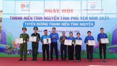 Ngày hội thanh niên tình nguyện tỉnh Phú Yên lần thứ III; Tuyên dương thanh niên tình nguyện năm 2025