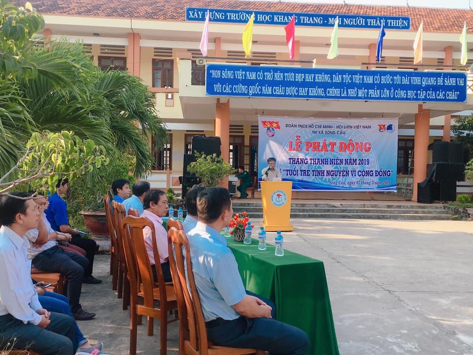 Quang cảnh lễ phát động Tháng Thanh niên năm 2019.