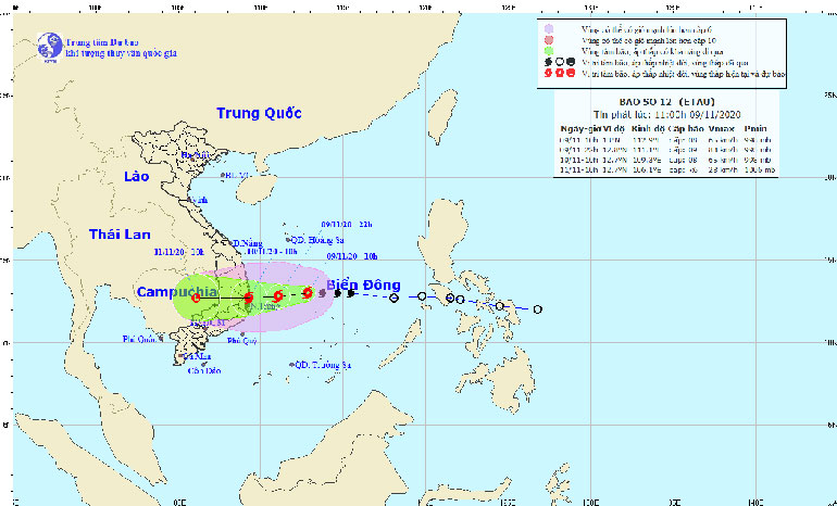 Chủ động ứng phó cơn bão số 12