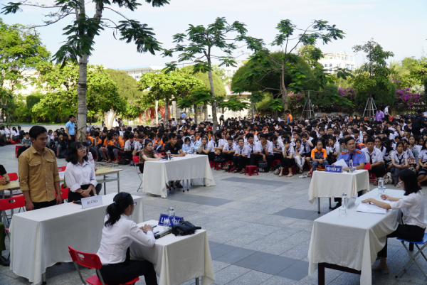 Quang cảnh phiên tòa giả định.