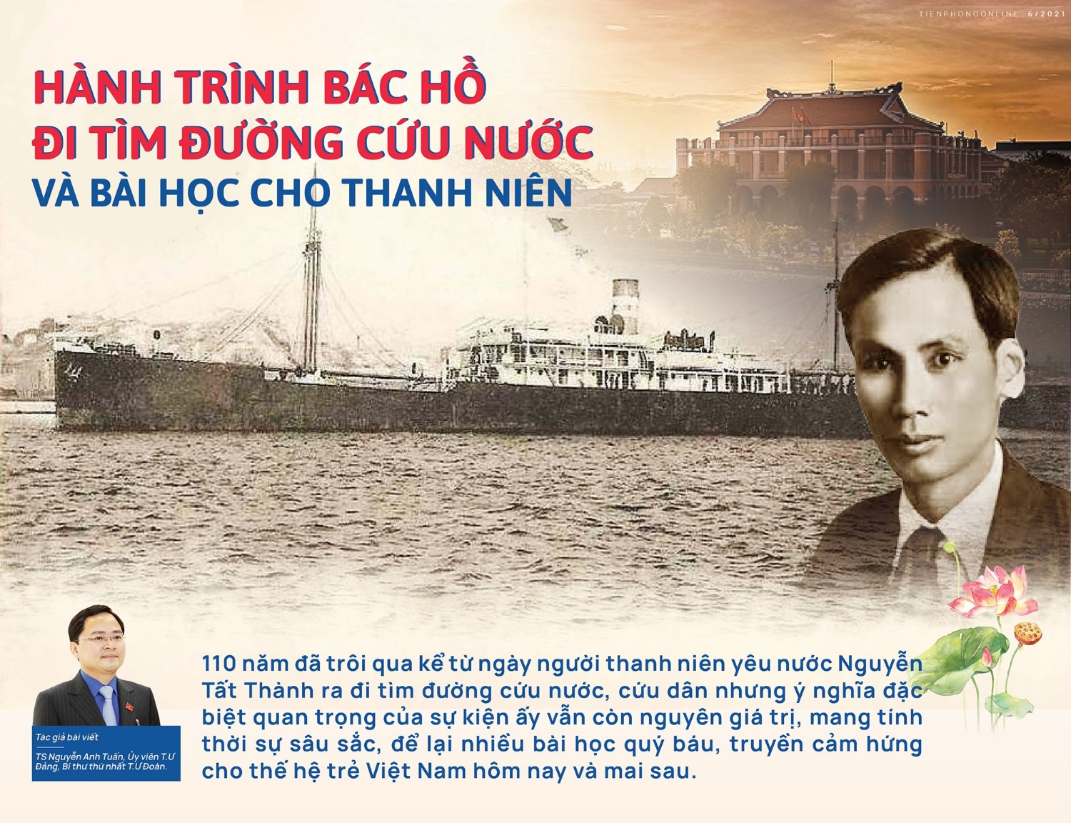 INFOGRAPHIC: Hành trình Bác Hồ đi tìm đường cứu nước và bài học cho thanh niên