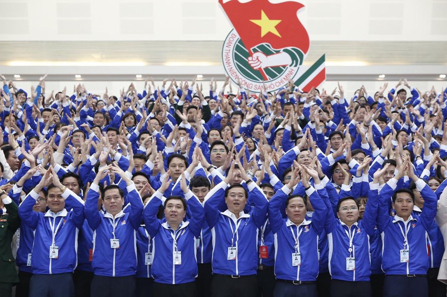 Các đại biểu tại Đại hội đoàn toàn quốc lần thứ XI, nhiệm kỳ 2017-2022.