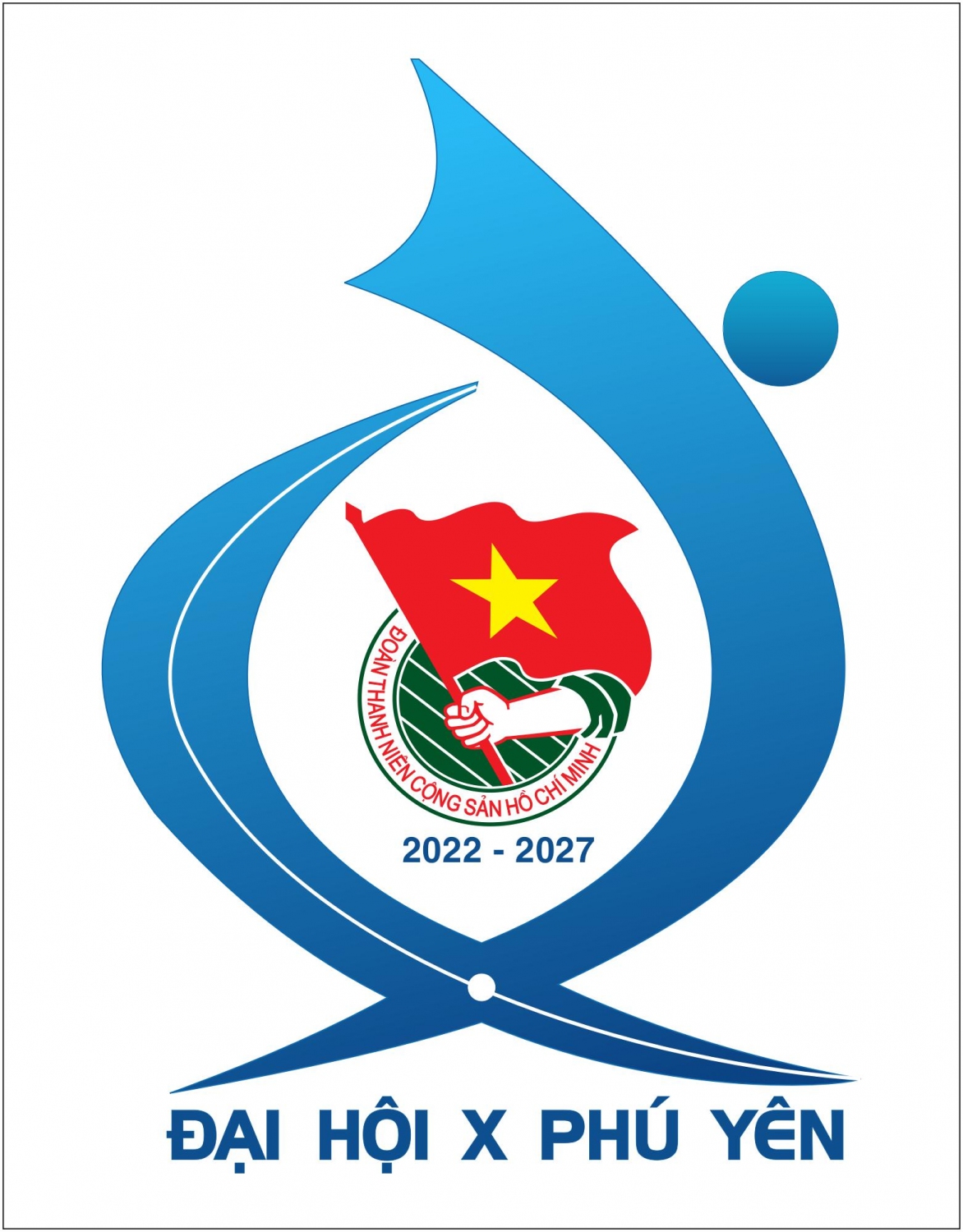 Biểu trưng Đại hội đại hội đại biểu Đoàn TNCS Hồ Chí Minh tỉnh Phú Yên lần thứ X.