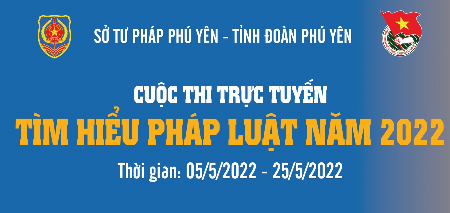 Sở Tư pháp - Tỉnh đoàn: Tổ chức thi trực tuyến tìm hiểu pháp luật năm 2022