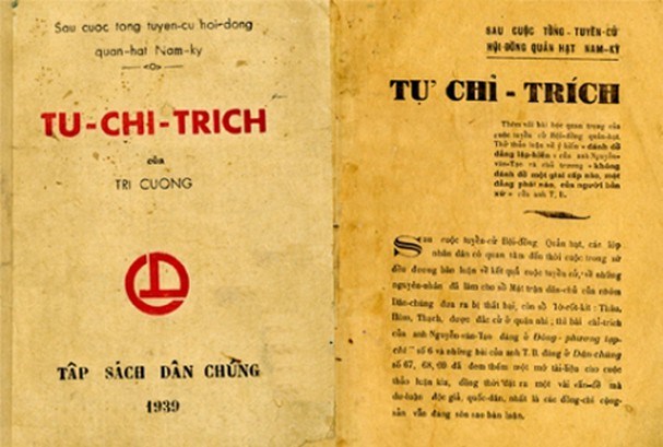 Từ tác phẩm “Tự chỉ trích” của Tổng Bí thư Nguyễn Văn Cừ suy nghĩ về công tác xây dựng, chỉnh đốn Đảng và hệ thống chính trị hiện nay