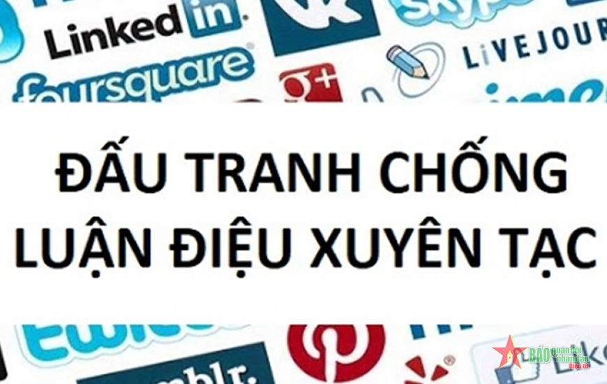 Nhận diện và đấu tranh với các thủ đoạn chống phá trên không gian mạng.