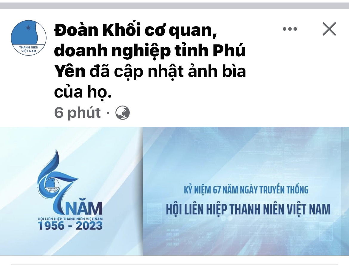 Đồng loạt các Đơn vị thay ảnh đại diện, ảnh bìa Fanpage trên toàn tỉnh