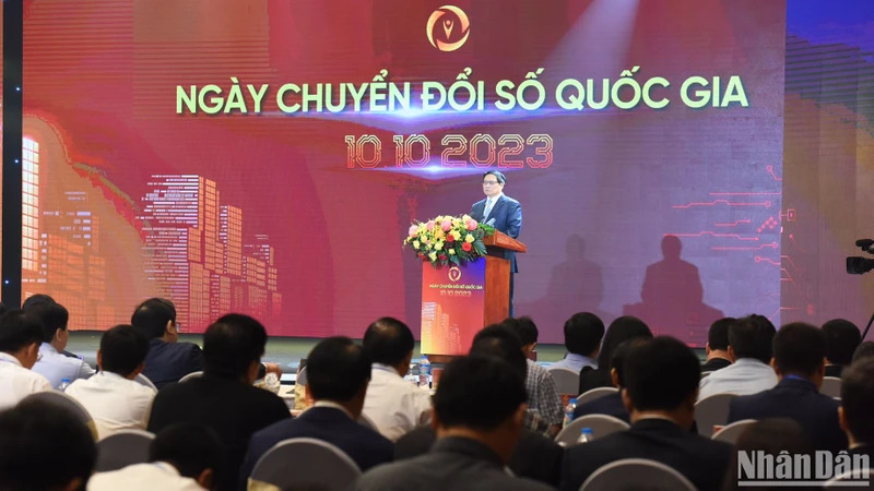 Thủ tướng Phạm Minh Chính phát biểu chỉ đạo sự kiện.