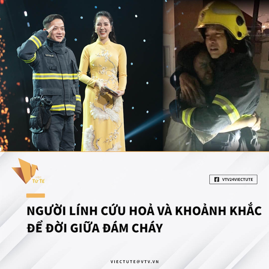 Người lính cứu hỏa và khoảnh khách để đời giữa đám cháy