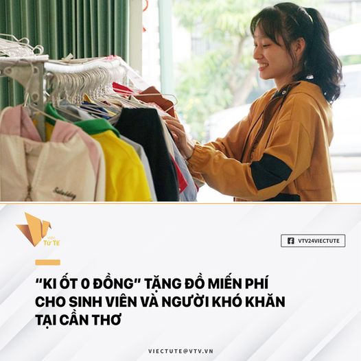 Kiốt 0 đồng tặng đồ miễn phí cho sinh viên và người khó khăn tại Cần Thơ