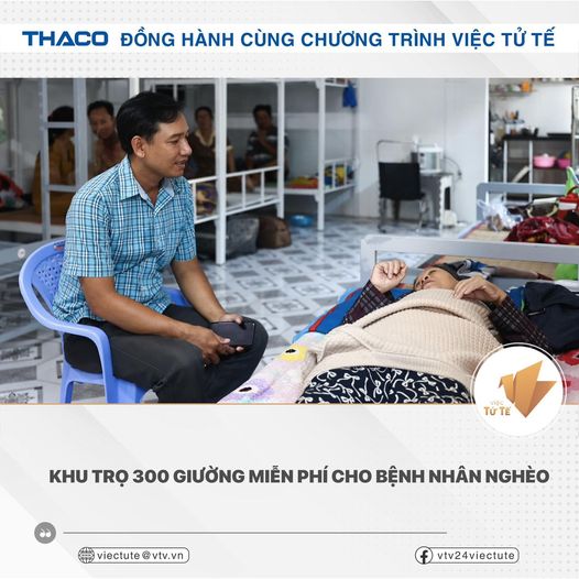 Khu trọ 300 giường miễn phí cho bệnh nhân nghèo